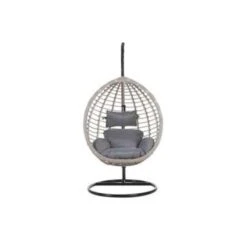 Beliani Hangstoel TOLLO - Grijs Pe Rotan 8 Beliani Hangstoel TOLLO - Grijs Pe Rotan -Tuinmeubels Winkel 0004cbd7c0394f9ba61414f2b8303722