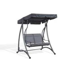 Beliani Schommelbank TESERO - Grijs Staal 8 Beliani Schommelbank TESERO - Grijs Staal -Tuinmeubels Winkel 008a280c4e654681b044ee70386baac6