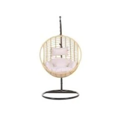 Beliani Hangstoel ASPIO - Beige Pe Rotan -Tuinmeubels Winkel 0a57f6e8e7f84b658018ac6f00ce5b45