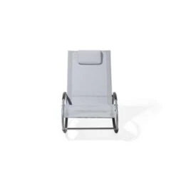 Beliani Tuinligstoel CAMPO - Grijs Polyester, Pvc -Tuinmeubels Winkel 0c75af79d919404d81a3ad45aac5f0f2