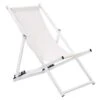 Beliani Tuinligstoel LOCRI - Wit Polyester, Aluminium 1 Beliani Tuinligstoel LOCRI - Wit Polyester, Aluminium -Tuinmeubels Winkel 1000000621