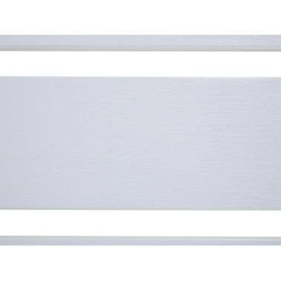 Beliani Tuinligstoel NARDO - Wit Kunsthout, Aluminium 4 Beliani Tuinligstoel NARDO - Wit Kunsthout, Aluminium - Afbeelding 2