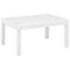 VidaXL Tuintafel 78x55x38 Cm Kunststof Wit 2 VidaXL Tuintafel 78x55x38 Cm Kunststof Wit -Tuinmeubels Winkel 1000006006