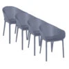 Garden Impressions Sky Tuinstoel Donker Grijs - 4 Stuks 1 Garden Impressions Sky Tuinstoel Donker Grijs - 4 Stuks -Tuinmeubels Winkel 1000006242