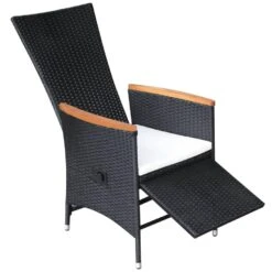 VidaXL Tuinstoelen 2 St Verstelbaar Met Kussens Poly Rattan Zwart 9 VidaXL Tuinstoelen 2 St Verstelbaar Met Kussens Poly Rattan Zwart -Tuinmeubels Winkel 1000006363 0103