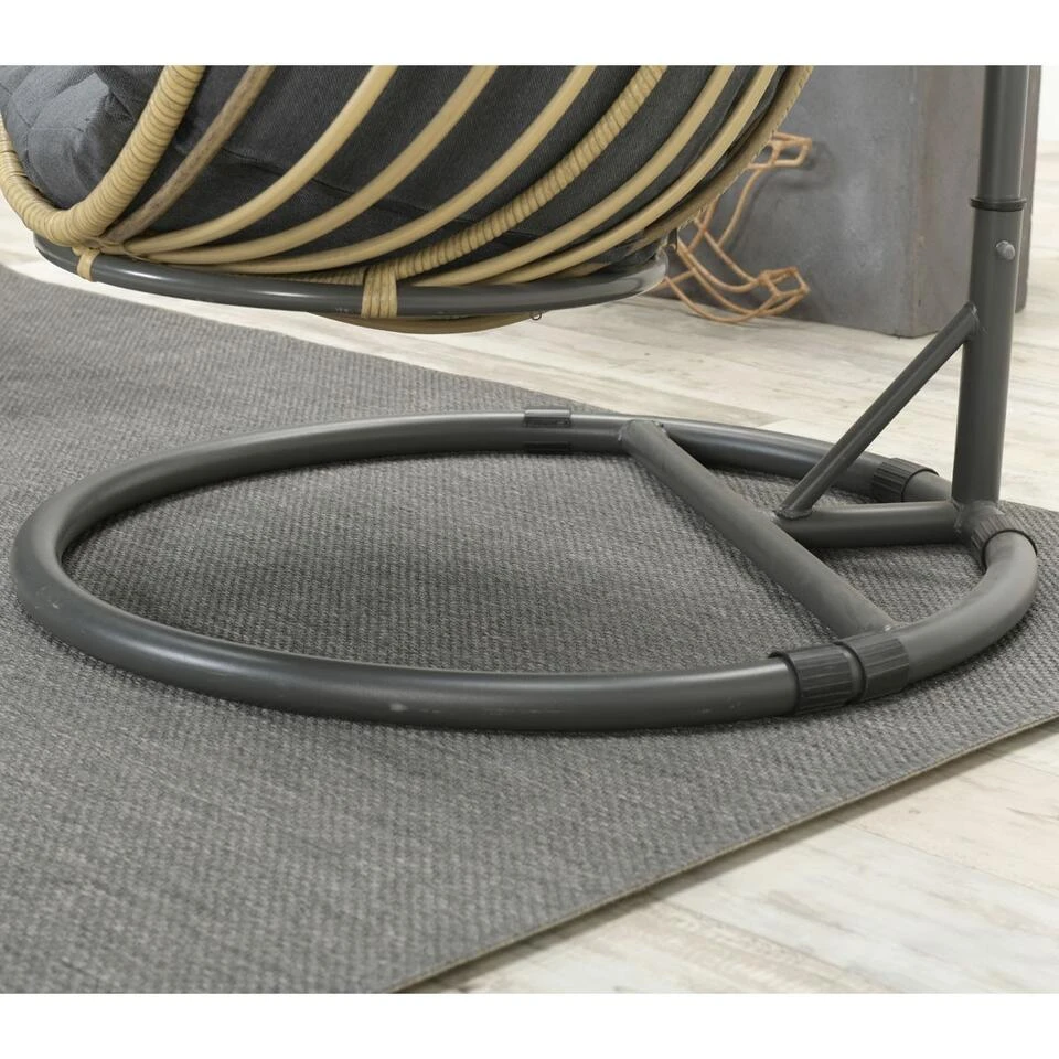 Garden Impressions Hangstoel Panama Hangstoel Ei - Natural Rotan 6 Garden Impressions Hangstoel Panama Hangstoel Ei - Natural Rotan - Afbeelding 4