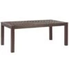 Beliani Eettafel TUSCANIA - Donkere Houtkleur Eucalyptushout -Tuinmeubels Winkel 1000011853