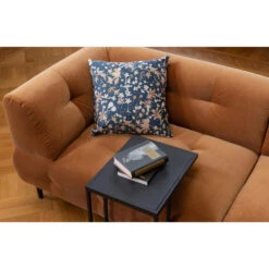 WOOOD Bijzettafel U-vorm Buiten Febe- Metaal - Zwart - 55x45x35 -Tuinmeubels Winkel 1000013687 0103