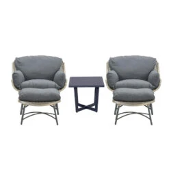 Garden Impressions Selene Loungestoelen Met Bijzettafel - Donker Grijs 7 Garden Impressions Selene Loungestoelen Met Bijzettafel - Donker Grijs -Tuinmeubels Winkel 1000013864 0102