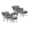Garden Impressions Selene Loungestoelen Met Bijzettafel - Donker Grijs 1 Garden Impressions Selene Loungestoelen Met Bijzettafel - Donker Grijs -Tuinmeubels Winkel 1000013864