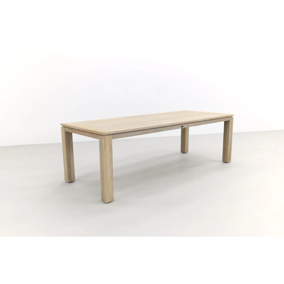 Allure VDG Rome Teak Tuintafel 240 X 100 Cm. - Grey 5 Allure VDG Rome Teak Tuintafel 240 X 100 Cm. - Grey - Afbeelding 3