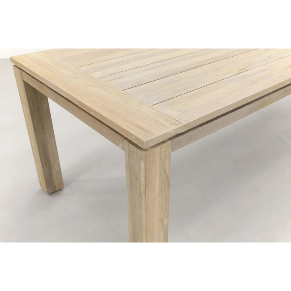 Allure VDG Rome Teak Tuintafel 240 X 100 Cm. - Grey 6 Allure VDG Rome Teak Tuintafel 240 X 100 Cm. - Grey - Afbeelding 4