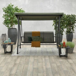 Garden Impressions Rubens Schommelbank 3-zits Mosgroen -Tuinmeubels Winkel 1000035640 0104