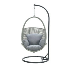 Garden Impressions Panama Hangstoel Swing Egg - Mystic Grijs -Tuinmeubels Winkel 1000035641 0104
