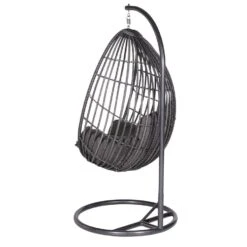 Garden Impressions Panama Hangstoel Ei - Donker Grijs -Tuinmeubels Winkel 1000035642 0103