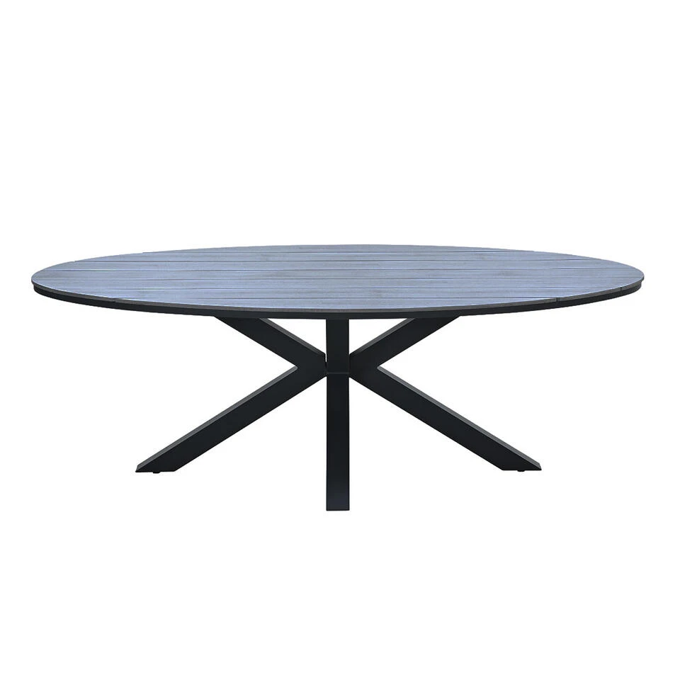 Garden Impressions Tulli Tuintafel 220x115 Cm - Donker Grijs 4 Garden Impressions Tulli Tuintafel 220x115 Cm - Donker Grijs - Afbeelding 2