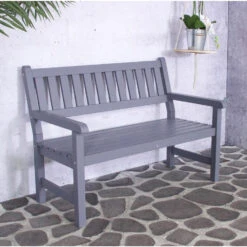 SenS-Line Bordeaux Tuinbank - Grenenhout - Grijs -Tuinmeubels Winkel 1000038274 0102