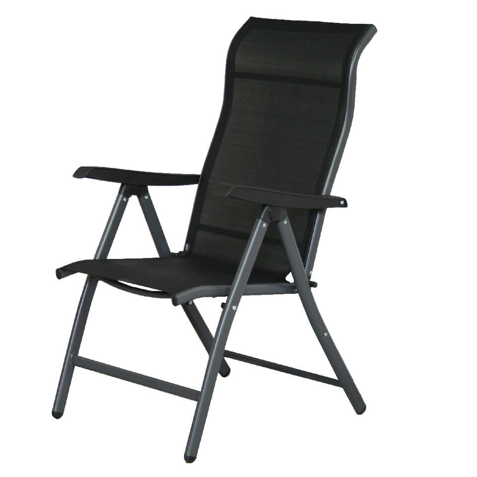 SenS-Line Sardinië Verstelbare Tuinstoel - Zwart 3 SenS-Line Sardinië Verstelbare Tuinstoel - Zwart