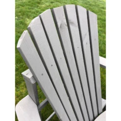 SenS-Line Adirondack Dubbele Tuinstoel - Hout - Grijs 8 SenS-Line Adirondack Dubbele Tuinstoel - Hout - Grijs -Tuinmeubels Winkel 1000038286 0102