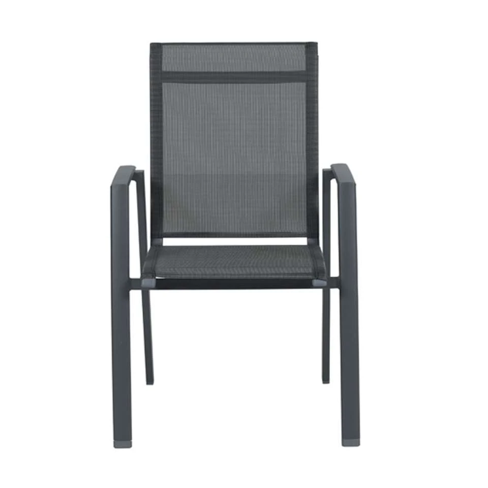 Santana Dining Tuinstoel - Donker Grijs 6 Santana Dining Tuinstoel - Donker Grijs - Afbeelding 4