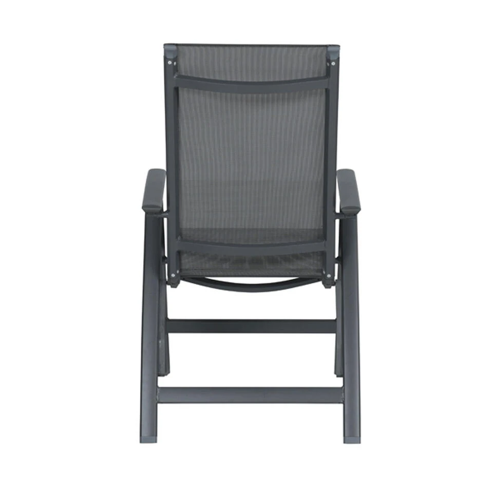 Garden Impressions Santana Tuinstoel Verstelbaar - Donker Grijs 4 Garden Impressions Santana Tuinstoel Verstelbaar - Donker Grijs - Afbeelding 2