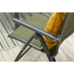 Garden Impressions Santos Tuinstoel Verstelbaar - Mos Groen -Tuinmeubels Winkel 1000040801 0103