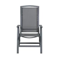 Garden Impressions Rosa Tuinstoel Verstelbaar - Antraciet -Tuinmeubels Winkel 1000040803 0103