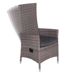 Garden Impressions Nice Verstelbare - Stoel Grijs -Tuinmeubels Winkel 1000040804 0104