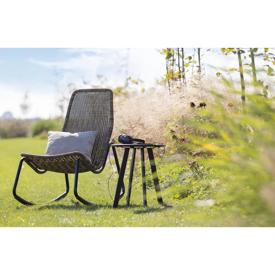 WOOOD Schommelstoel Buiten Tom - Rattan - Naturel - 97x51x95 4 WOOOD Schommelstoel Buiten Tom - Rattan - Naturel - 97x51x95 - Afbeelding 2