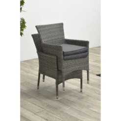 Garden Impressions Jerba Tuinstoel Grijs - 2 Stuks -Tuinmeubels Winkel 1000042194 0102