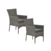 Garden Impressions Jerba Tuinstoel Grijs - 2 Stuks -Tuinmeubels Winkel 1000042194