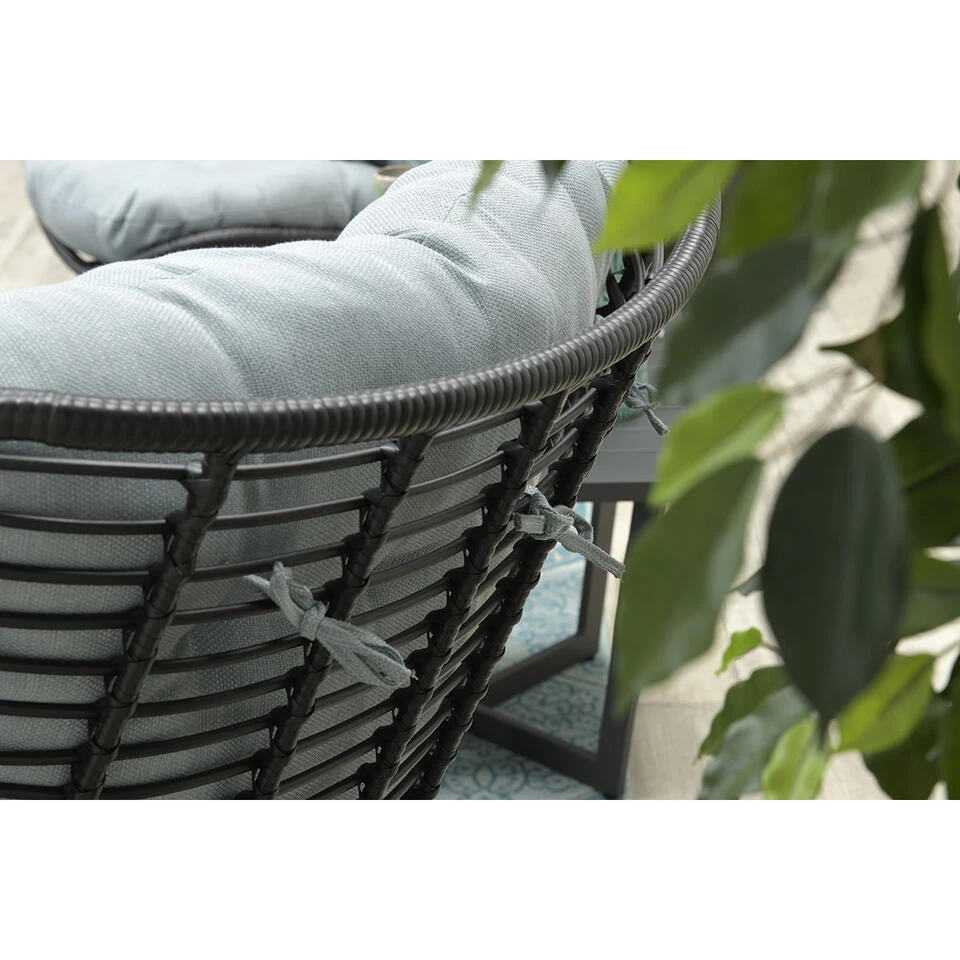 Garden Impressions Melfort Relax Loungestoel - Zwart 6 Garden Impressions Melfort Relax Loungestoel - Zwart - Afbeelding 4