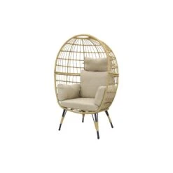 VDG Lola Egg Relaxstoel - Natural Sand 9 VDG Lola Egg Relaxstoel - Natural Sand -Tuinmeubels Winkel 1000042586 0103