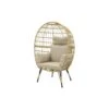 VDG Lola Egg Relaxstoel - Natural Sand -Tuinmeubels Winkel 1000042586