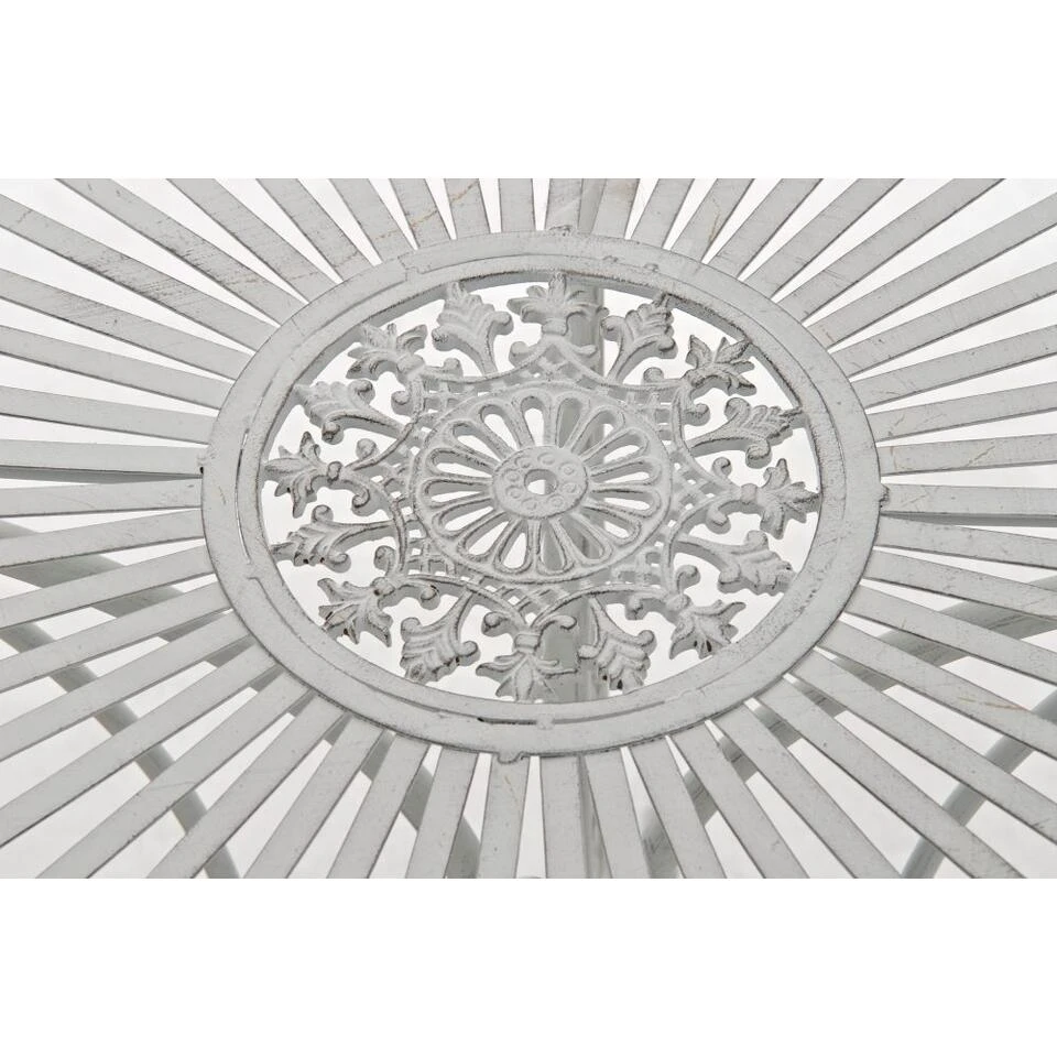 Clp Tuintafel Hari Antiek Wit 5 Clp Tuintafel Hari Antiek Wit - Afbeelding 4