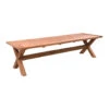 Livingfurn - Tuintafel Table Cross - 100x200x78 - Teakhout 1 Livingfurn - Tuintafel Table Cross - 100x200x78 - Teakhout -Tuinmeubels Winkel 1000045419