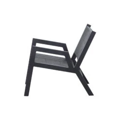 WOOOD Pem Fauteuil Outdoor - Aluminium - Zwart - Set Van 2 8 WOOOD Pem Fauteuil Outdoor - Aluminium - Zwart - Set Van 2 -Tuinmeubels Winkel 1000047924 0102