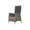 VDG Manhattan Wicker Verstelbare Tuinstoel - Dubbel Light Grey -Tuinmeubels Winkel 1000048036