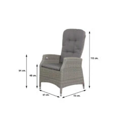 VDG Memphis Verstelbare Tuinstoel 7 VDG Memphis Verstelbare Tuinstoel -Tuinmeubels Winkel 1000048053 0101