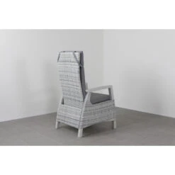 VDG Darwin Wicker Verstelbare Tuinstoel - Licht Grijs 9 VDG Darwin Wicker Verstelbare Tuinstoel - Licht Grijs -Tuinmeubels Winkel 1000048056 0103