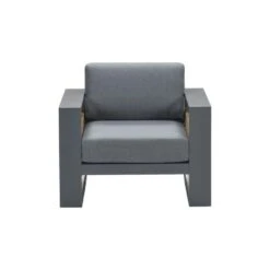 Garden Impressions Solo Lounge Fauteuil - Carbon Black/Mystic Grey -Tuinmeubels Winkel 1000048695 0102