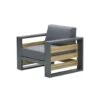 Garden Impressions Solo Lounge Fauteuil - Carbon Black/Mystic Grey -Tuinmeubels Winkel 1000048695