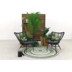 VDG Jasmine Loungestoelen Set - Black -Tuinmeubels Winkel 1000048698 0102
