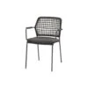 Taste Barista Stapelbare Tuinstoel - Antraciet -Tuinmeubels Winkel 1000048820