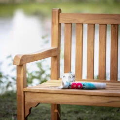 Giga Meubel - Tuinbank Teakhout - 180x60x91cm - Java -Tuinmeubels Winkel 1000049438 0103