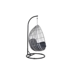 Garden Impressions Panama Swing Egg Hangstoel - Cloudy Grey -Tuinmeubels Winkel 1000050055 0102