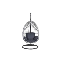 Garden Impressions Panama Swing Egg Hangstoel - Cloudy Grey -Tuinmeubels Winkel 1000050055 0103