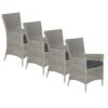 Garden Impressions Sharon Tuinstoel Vintage Willow - 4 Stuks 2 Garden Impressions Sharon Tuinstoel Vintage Willow - 4 Stuks -Tuinmeubels Winkel 1000052361