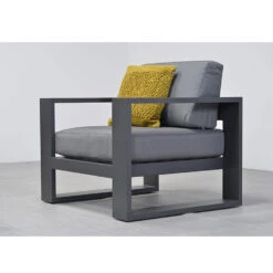 Garden Impressions Plaza Lounge Tuinstoel - Donker Grijs 8 Garden Impressions Plaza Lounge Tuinstoel - Donker Grijs -Tuinmeubels Winkel 1000052950 0103