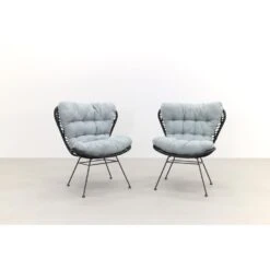 Garden Impressions Libelle Retro Loungestoel - Set Van 2 - Zwart -Tuinmeubels Winkel 1000053011 0102